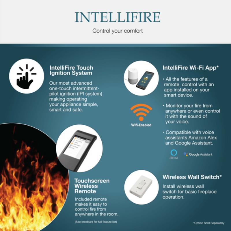 Majestic Echelon II 36" Linear Direct Vent Gas Fireplace