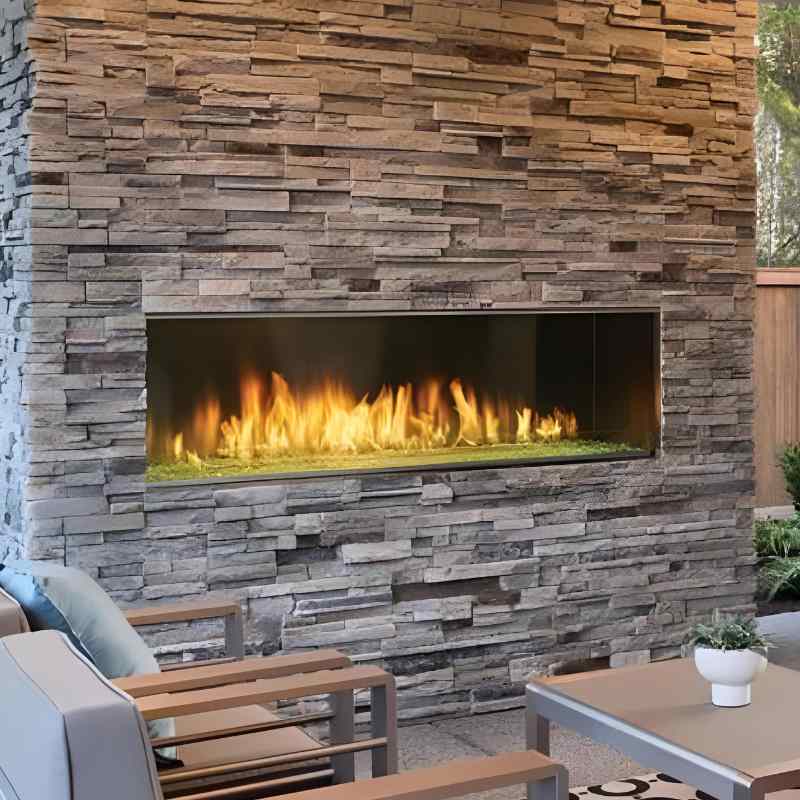 Majestic Lanai 48" Outdoor Linear Vent Free Gas Fireplace