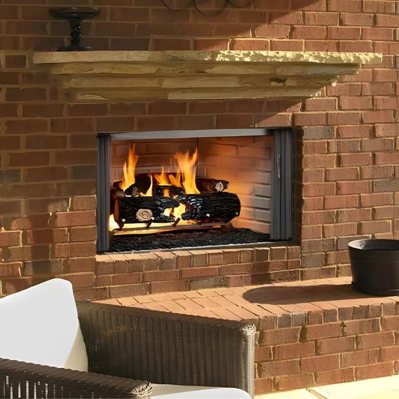 Majestic Villawood 36" Outdoor Wood Burning Fireplace