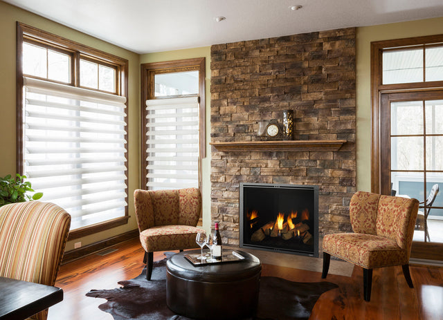 Majestic Marquis II 42" Top Direct Vent Fireplace | MARQ42IN-B