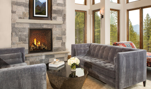 Majestic Marquis II 42" Top Direct Vent Fireplace | MARQ42IN-B