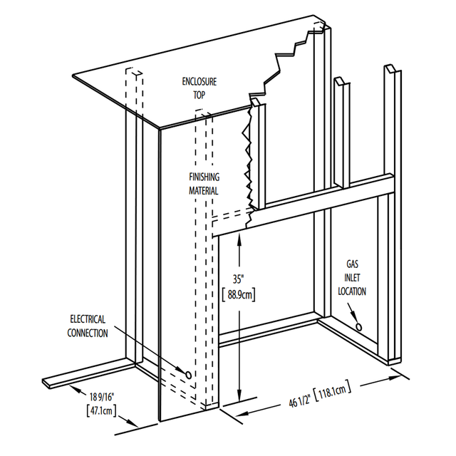 Napoleon Ascent 46 dimensions detail