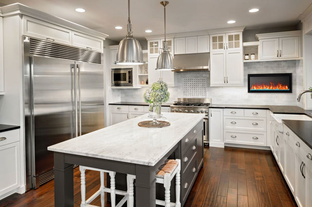 Napoleon Entice 36 NEFL36CFH-1 kitchen lifestyle installation