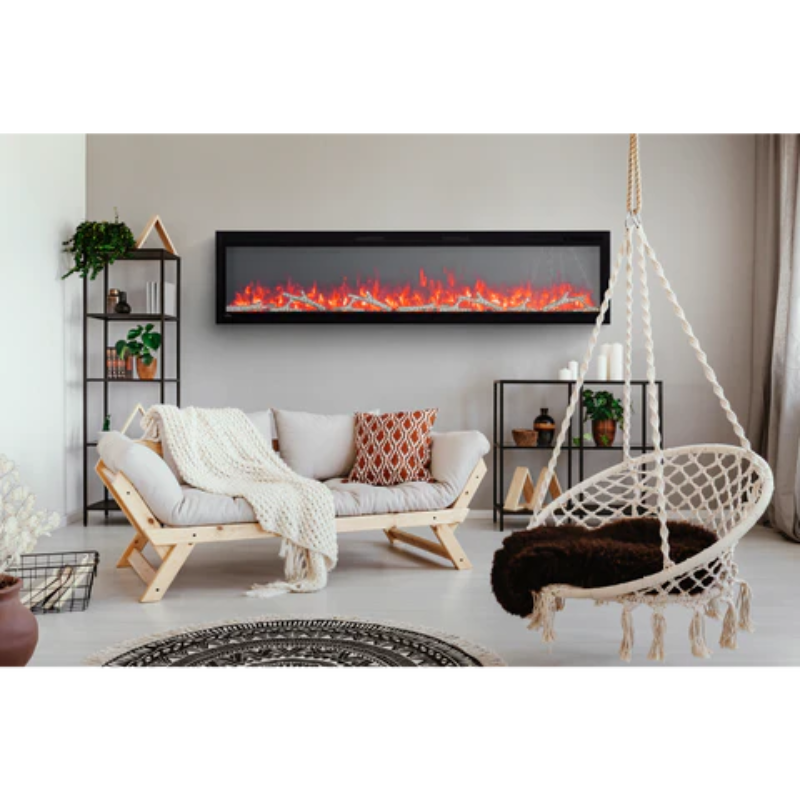 Napoleon Entice 72" Linear Wall Mount Electric Fireplace