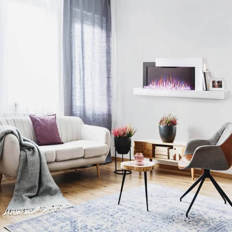 Napoleon Stylus Cara 59" Wall Mount Electric Fireplace | NEFP32-5019W