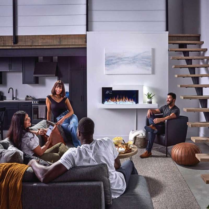 Napoleon Stylus Cara Elite 59" Wall Mount Electric Fireplace | NEFP32-5019W-IOT