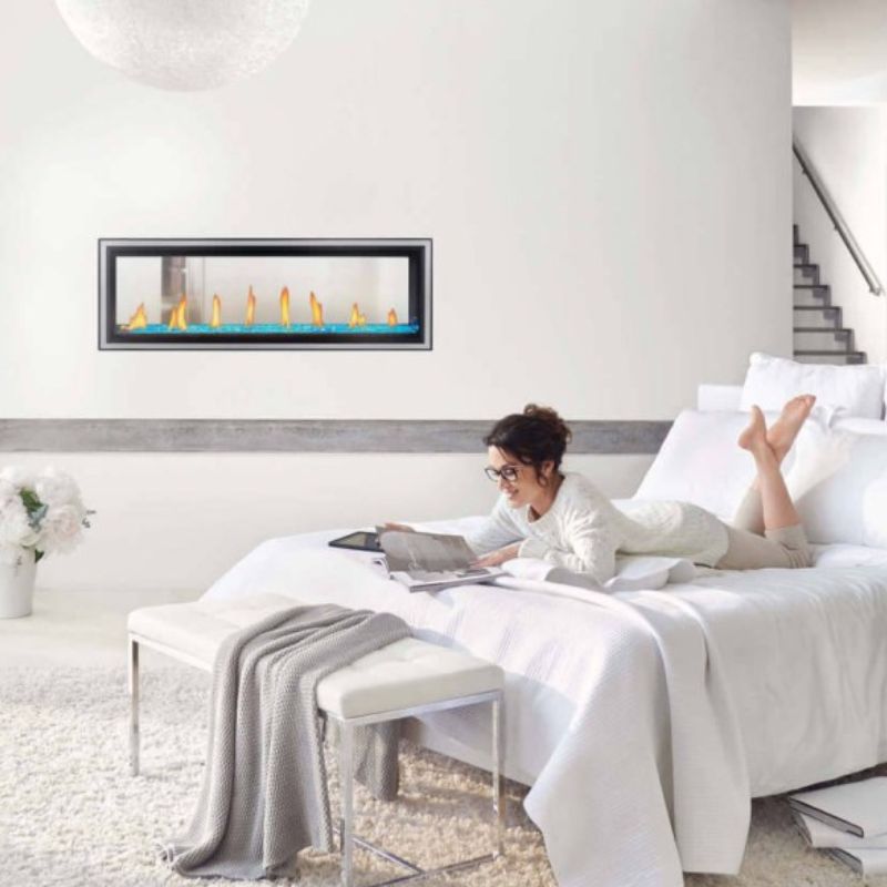 Napoleon Vector 50" See Thru Linear Direct Vent Gas Fireplace | LV50N2