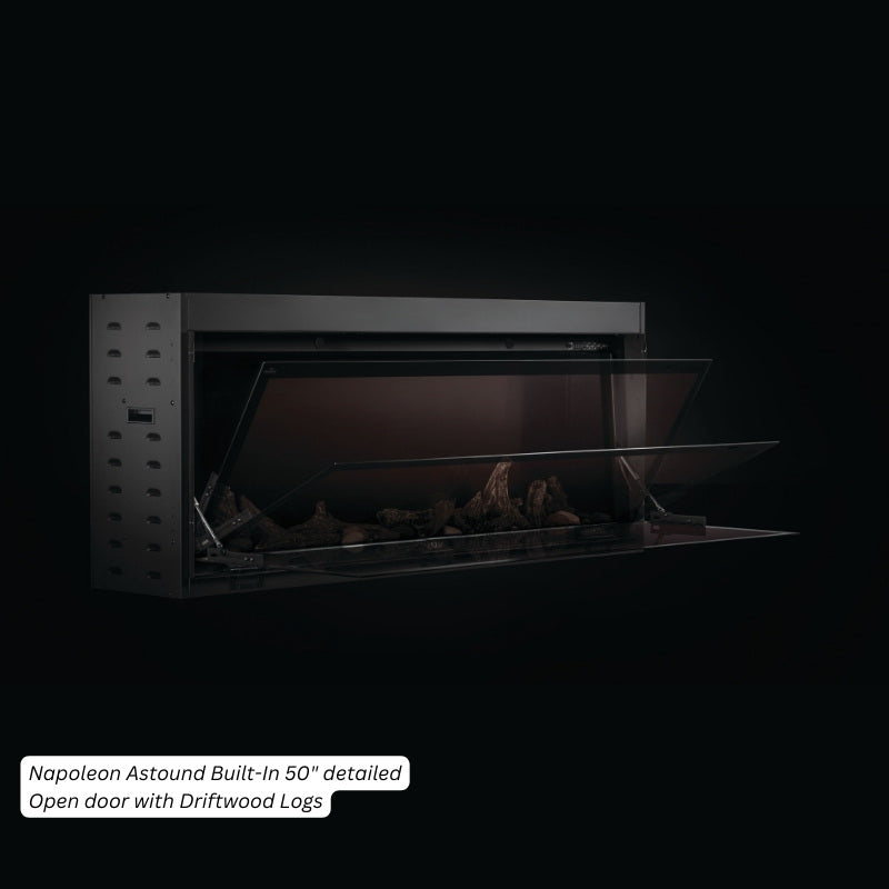 Napoleon Astound 74" Built-In Linear Electric Fireplace