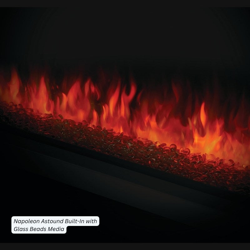 Napoleon Astound 74" Built-In Linear Electric Fireplace