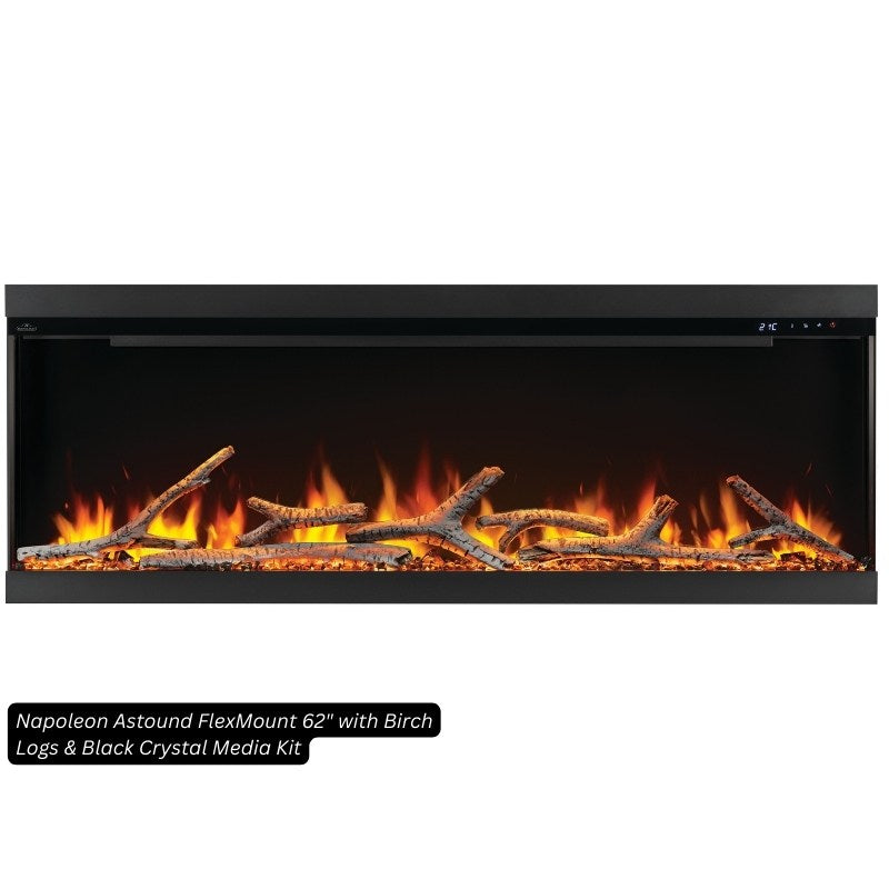 Napoleon Astound FlexMount 62" Linear Electric Fireplace