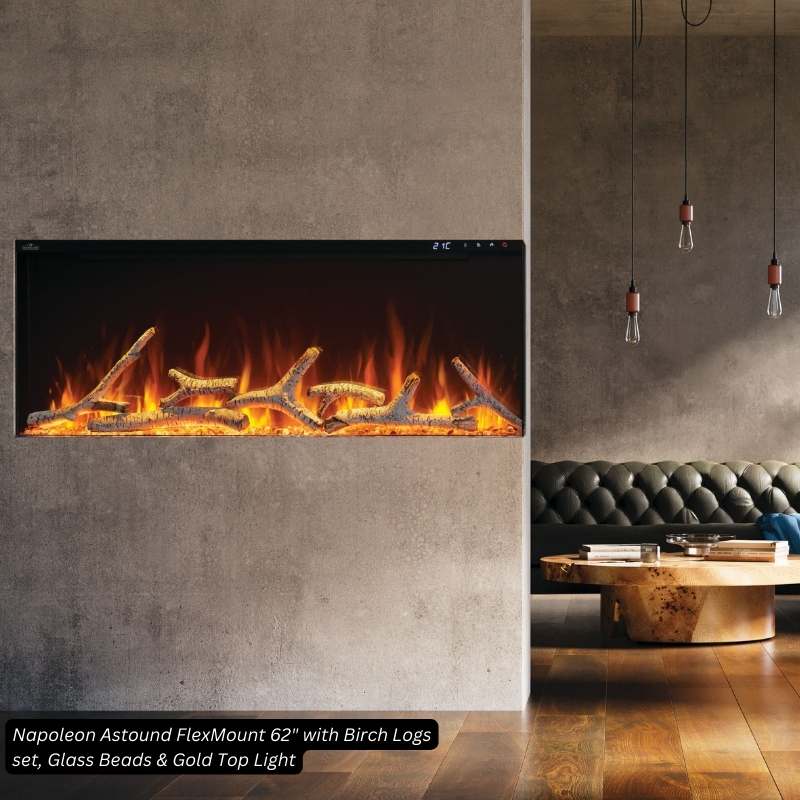 Napoleon Astound FlexMount 62" Linear Electric Fireplace