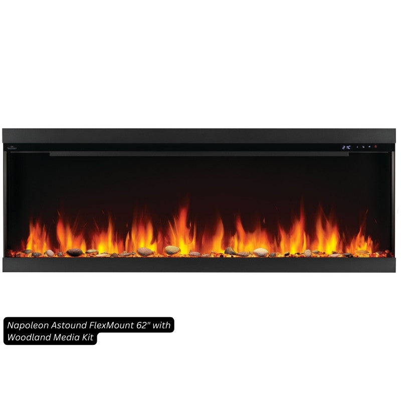 Napoleon Astound FlexMount 62" Linear Electric Fireplace