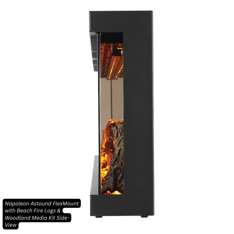 Napoleon Astound FlexMount 74" Linear Electric Fireplace