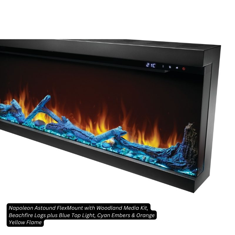 Napoleon Astound FlexMount 62" Linear Electric Fireplace