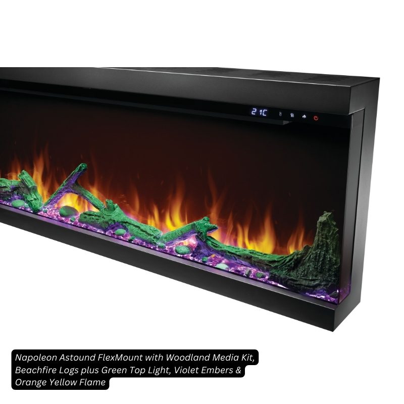 Napoleon Astound FlexMount 62" Linear Electric Fireplace