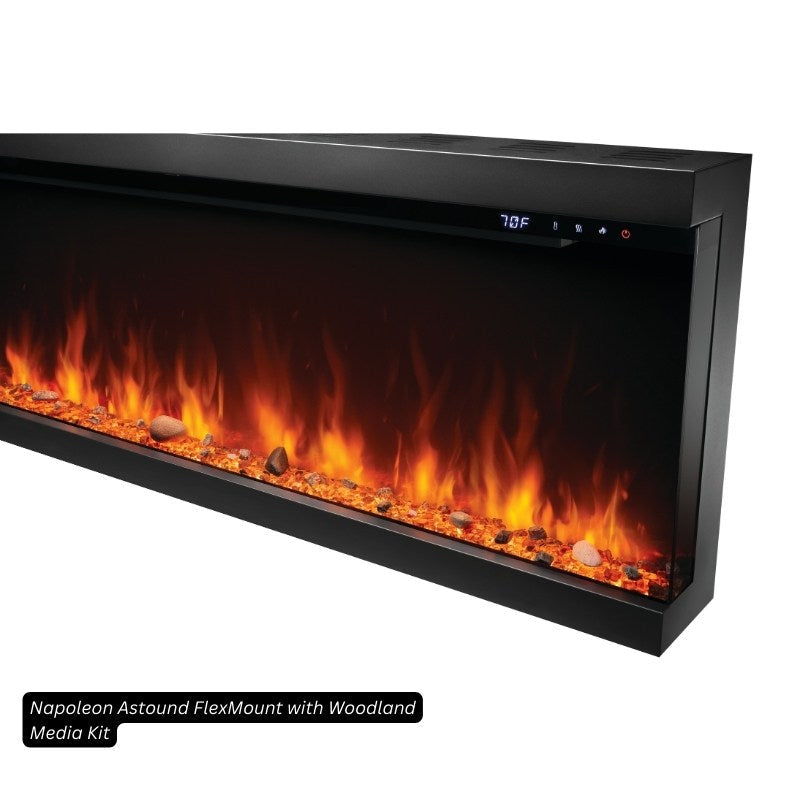 Napoleon Astound FlexMount 74" Linear Electric Fireplace