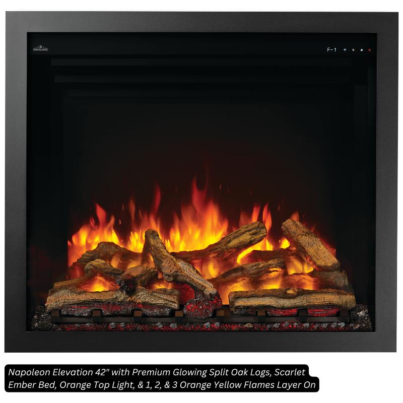Napoleon Elevation 42" Traditional Electric Fireplace