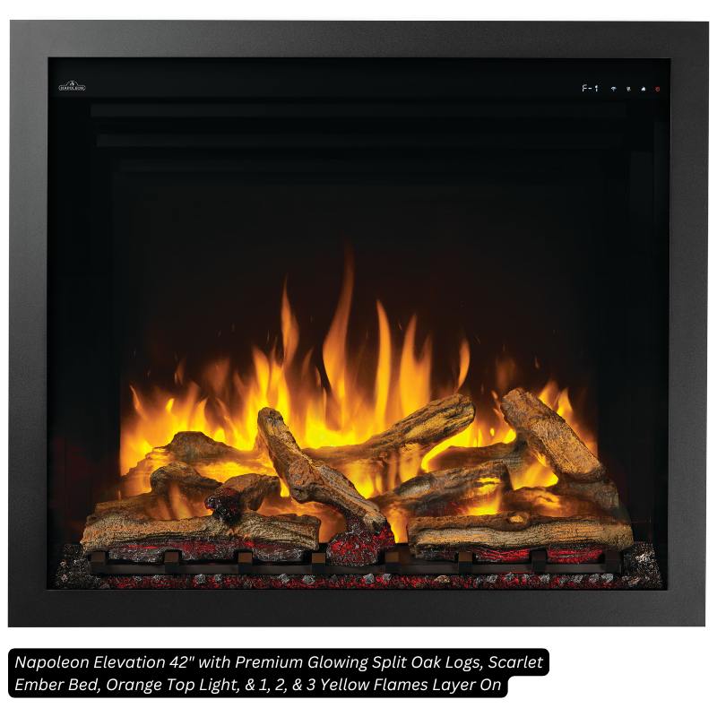 Napoleon Elevation 42" Traditional Electric Fireplace