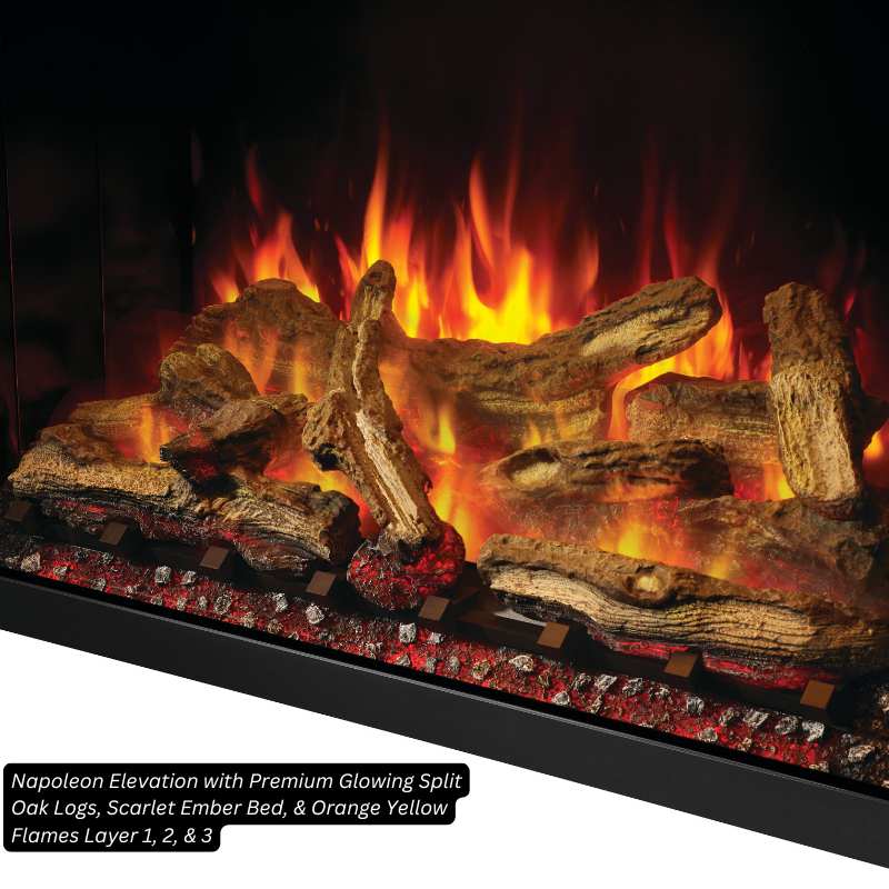 Napoleon Elevation 36" Traditional Electric Fireplace
