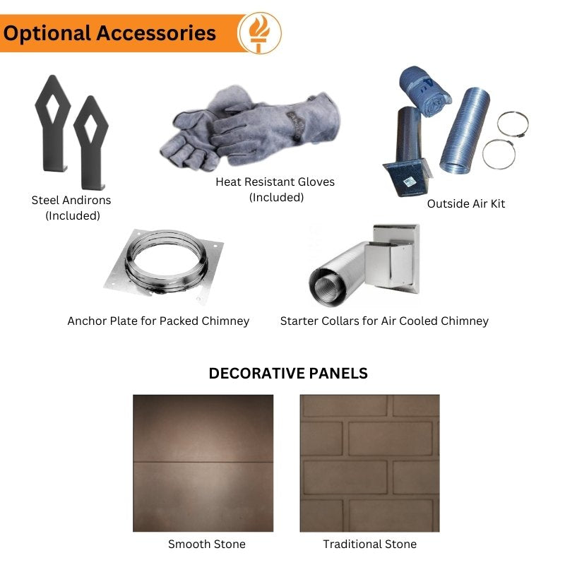 Napoleon High Country 5000 Wood Burning Fireplace