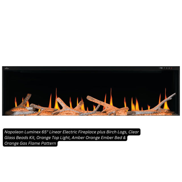 Napoleon Luminex 65" Linear Electric Fireplace | NEFL65LCD-3SV