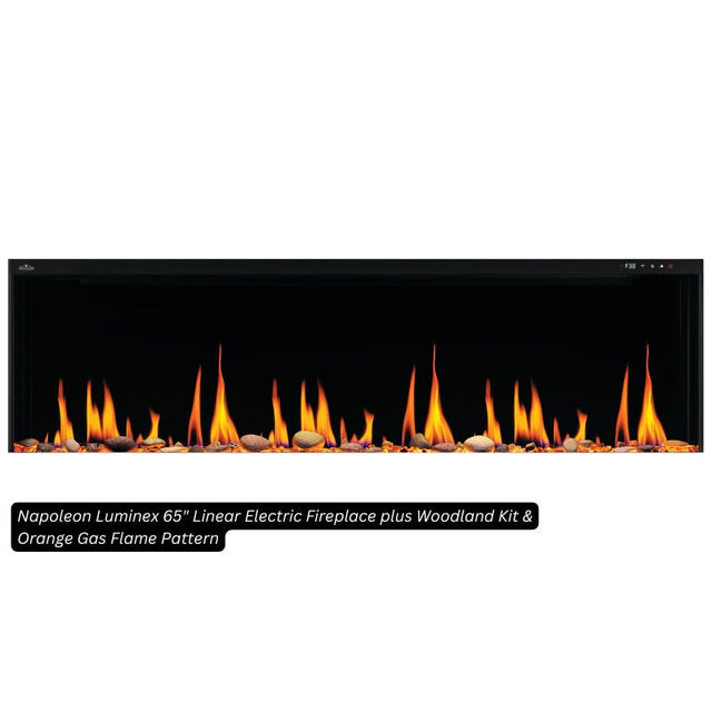Napoleon Luminex 65" Linear Electric Fireplace | NEFL65LCD-3SV