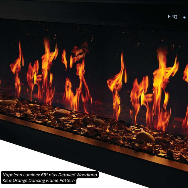 Napoleon Luminex 65" Linear Electric Fireplace | NEFL65LCD-3SV