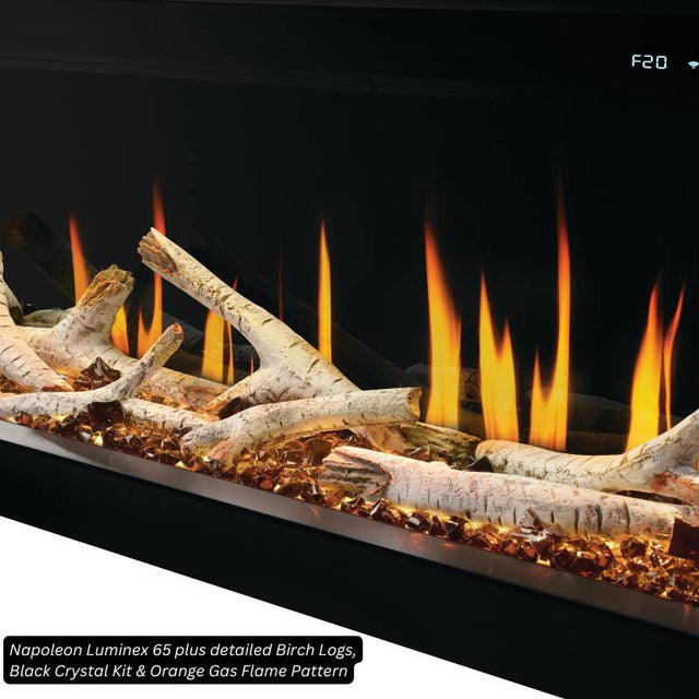 Napoleon Luminex 65" Linear Electric Fireplace | NEFL65LCD-3SV