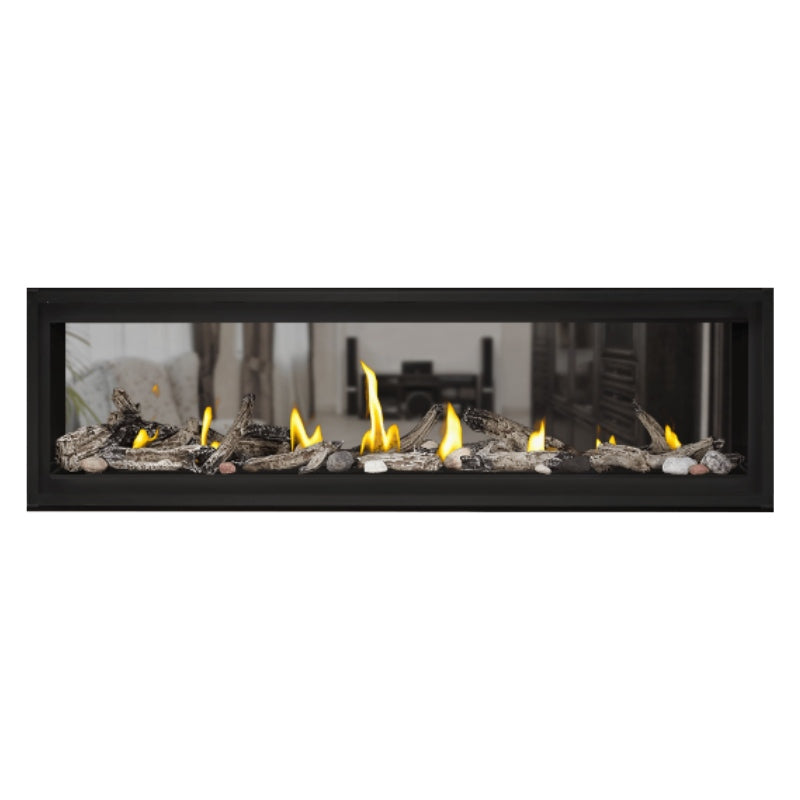 Napoleon Luxuria 62" See Thru Linear Direct Vent Gas Fireplace | LVX62N2X