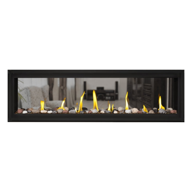 Napoleon Luxuria 74" See Thru Linear Direct Vent Gas Fireplace | LVX74N2X