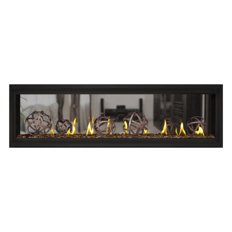 Napoleon Luxuria 62" See Thru Linear Direct Vent Gas Fireplace | LVX62N2X