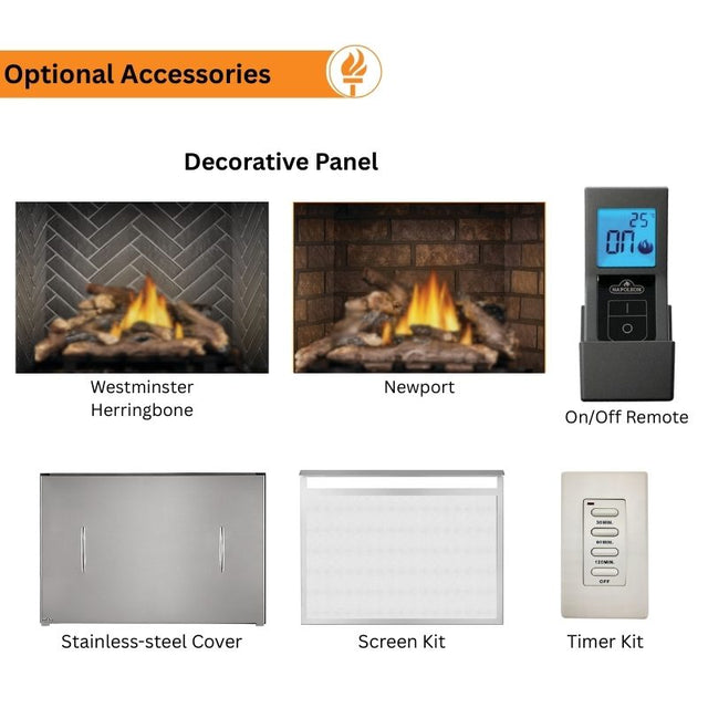Napoleon Riverside 42" Outdoor Gas Fireplace
