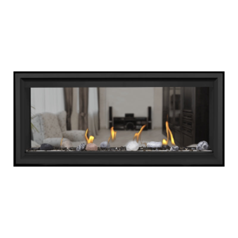 Napoleon Vector 38" See Thru Linear Direct Vent Gas Fireplace | LV38N2