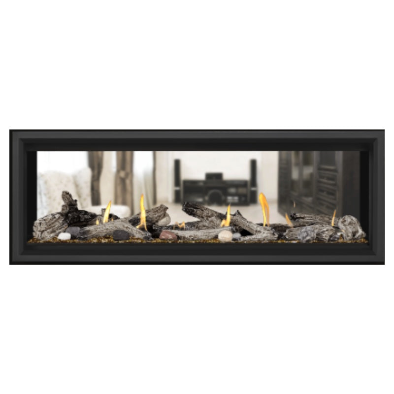 Napoleon Vector 50" See Thru Linear Direct Vent Gas Fireplace | LV50N2