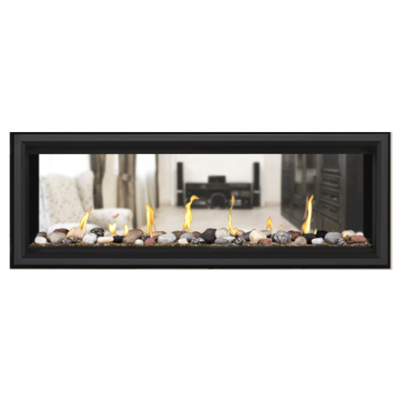 Napoleon Vector 50" See Thru Linear Direct Vent Gas Fireplace | LV50N2