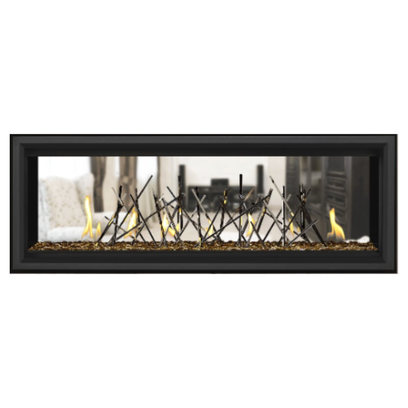 Napoleon Vector 50" See Thru Linear Direct Vent Gas Fireplace | LV50N2