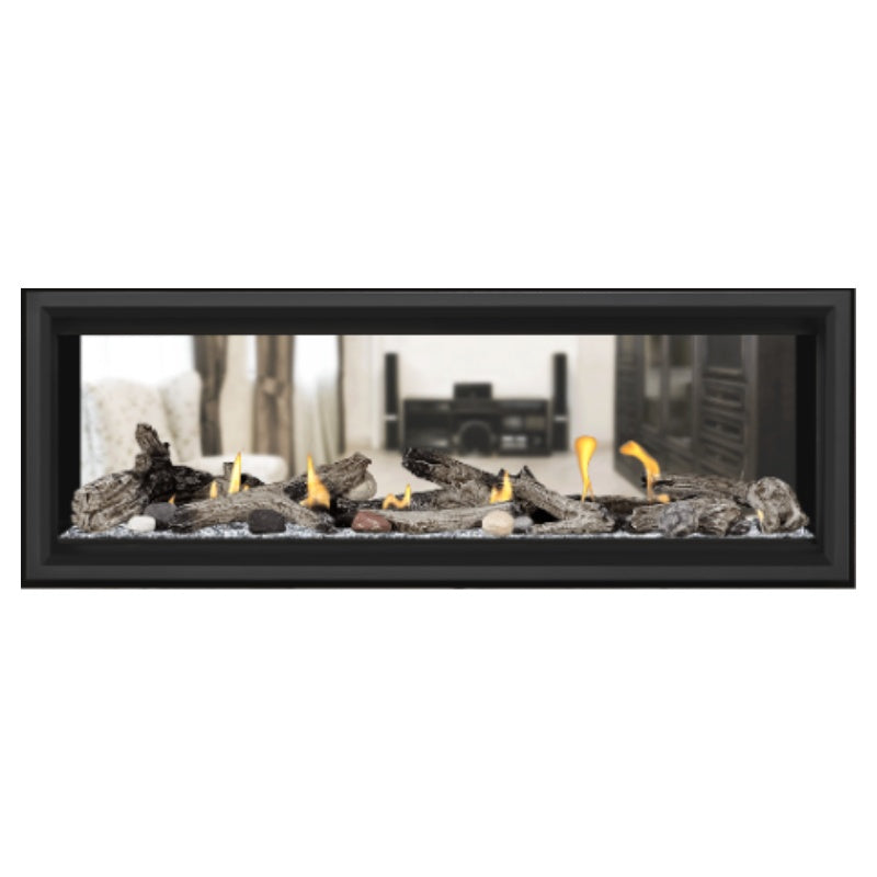 Napoleon Vector 50" See Thru Linear Direct Vent Gas Fireplace | LV50N2
