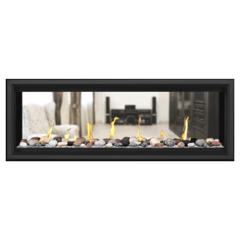 Napoleon Vector 50" See Thru Linear Direct Vent Gas Fireplace | LV50N2