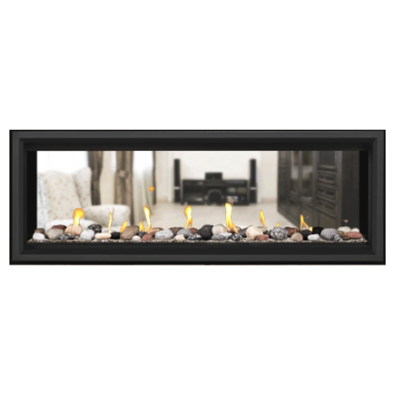 Napoleon Vector 50" See Thru Linear Direct Vent Gas Fireplace | LV50N2