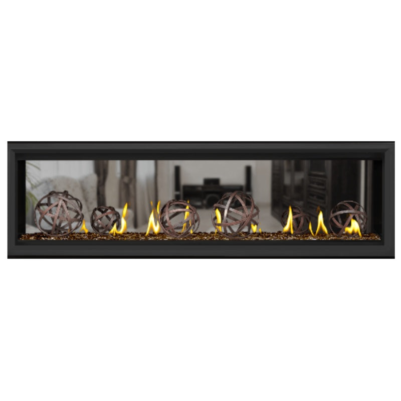 Napoleon Vector 62" See Thru Linear Direct Vent Gas Fireplace | LV62N2