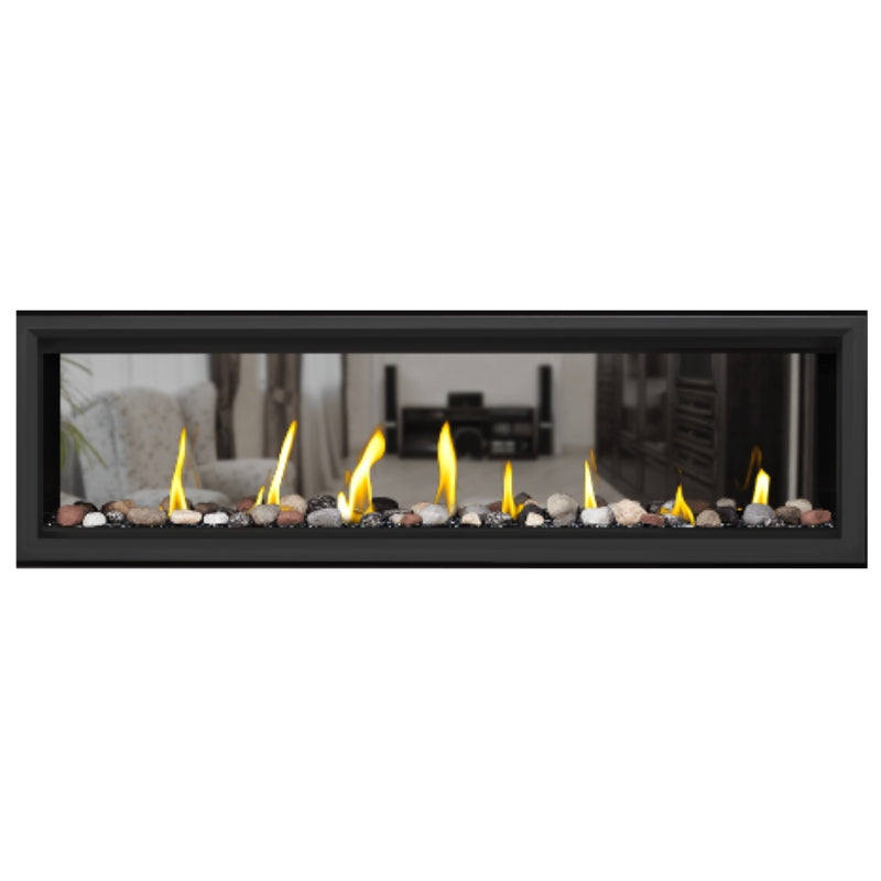 Napoleon Vector 62" See Thru Linear Direct Vent Gas Fireplace | LV62N2