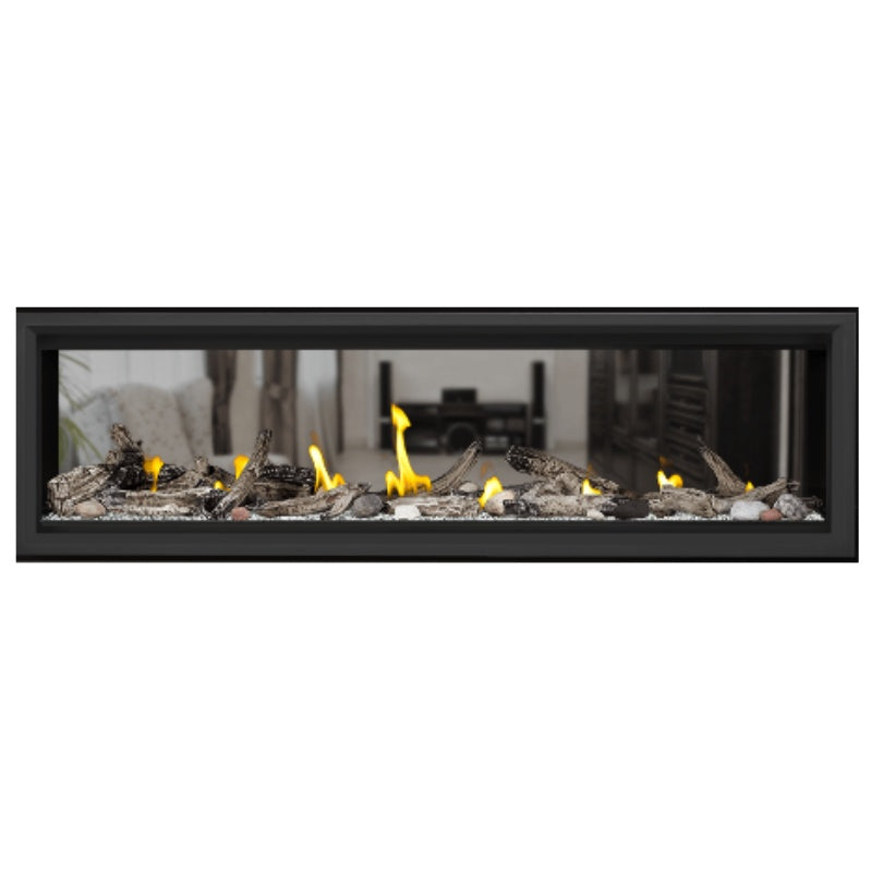Napoleon Vector 62" See Thru Linear Direct Vent Gas Fireplace | LV62N2