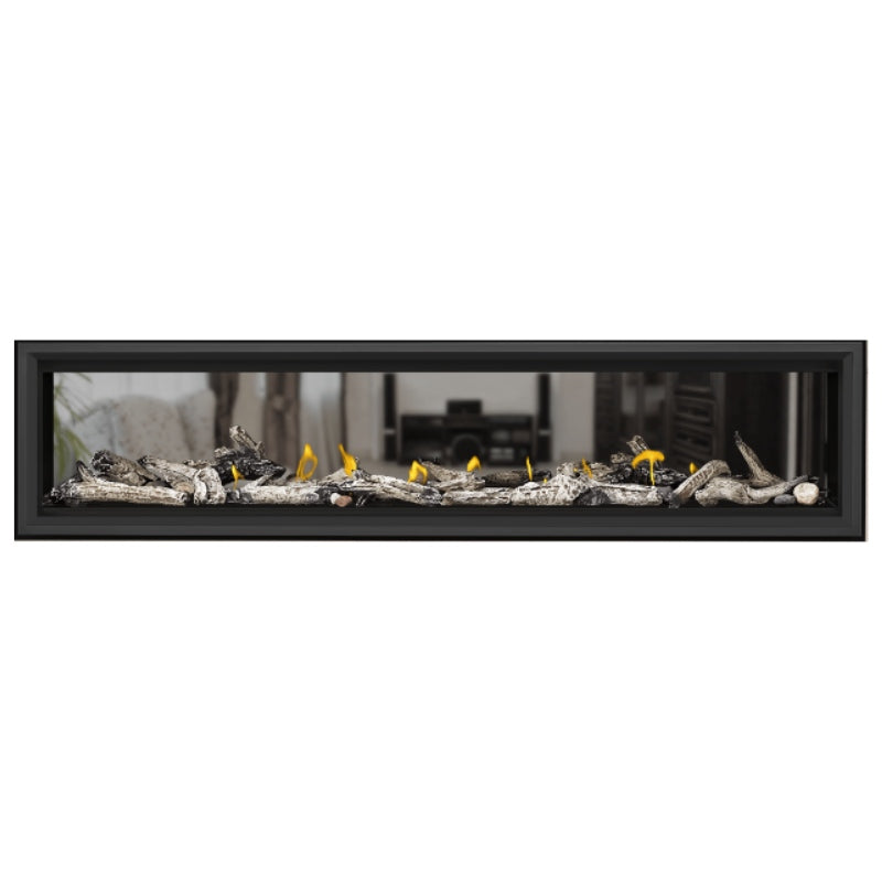 Napoleon Vector 74" See Thru Linear Direct Vent Gas Fireplace | LV74N2