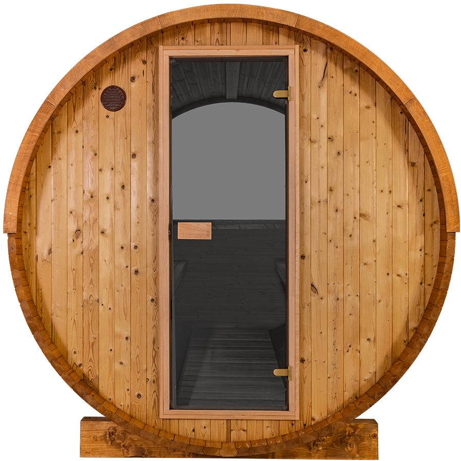 Thermory 6 Person Barrel Sauna No 50 DIY Kit with Window