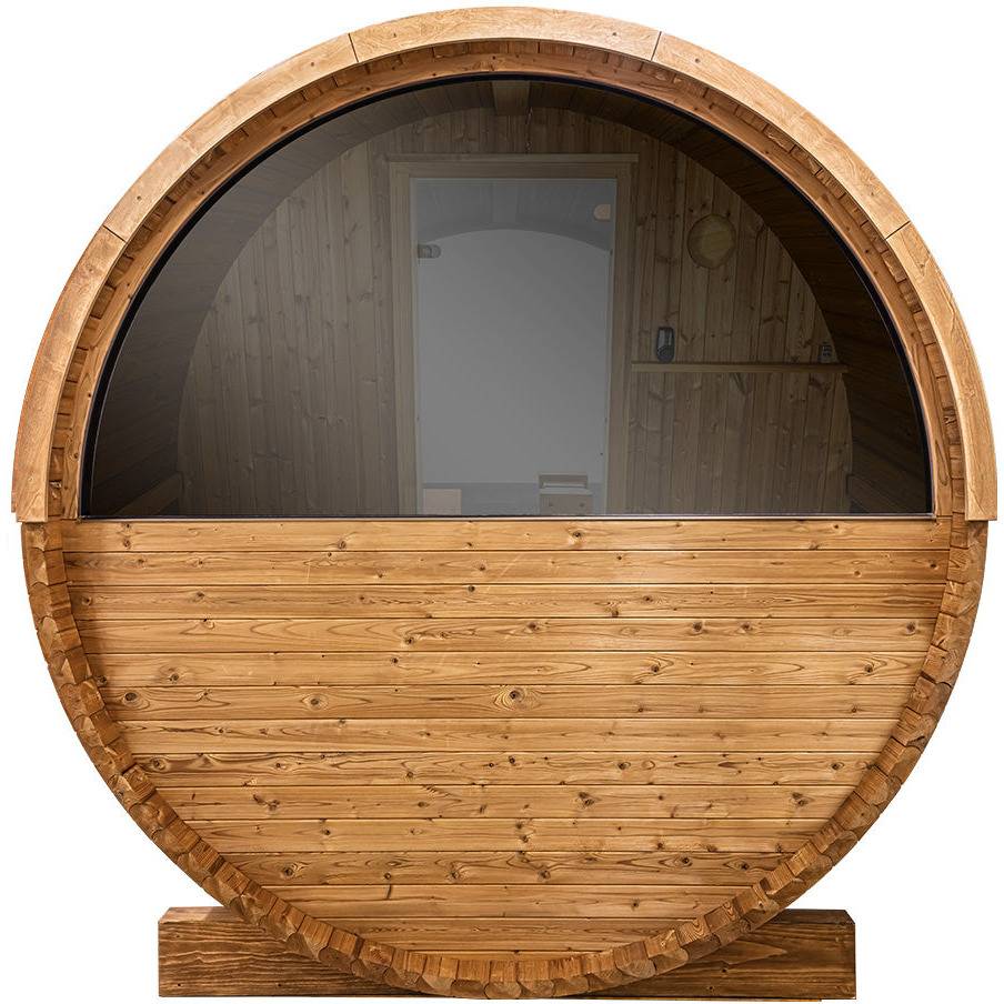 Thermory Barrel Sauna 52 DIY Kit with Window 4 Person Sauna
