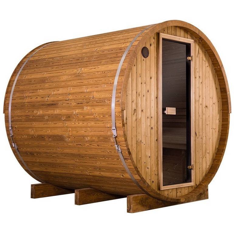 Thermory Barrel Sauna 52 DIY Kit with Window 4 Person Sauna
