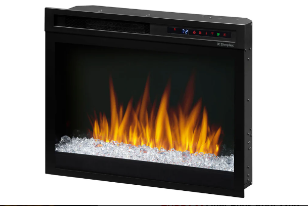 Dimplex Nova 23" Multi-Fire XHD Plug-in Electric Firebox - Acrylic Ice Ember Media Bed, XHD23G
