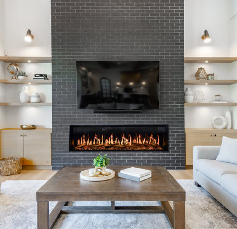 Modern Flames Orion Multi 100" Virtual Fireplace Recessed Mount