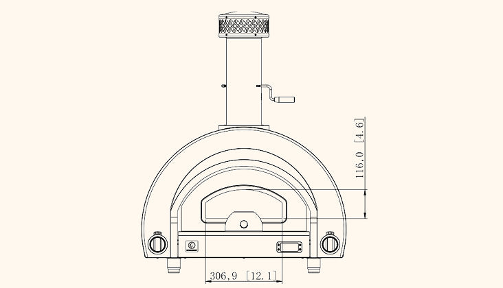 Summerset Hybrid Gas Wood Outdoor Pizza Oven