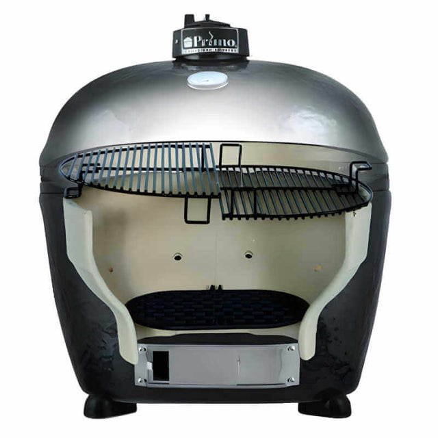 Primo All-In-One Oval Large 300 Ceramic Kamado Grill With Cart